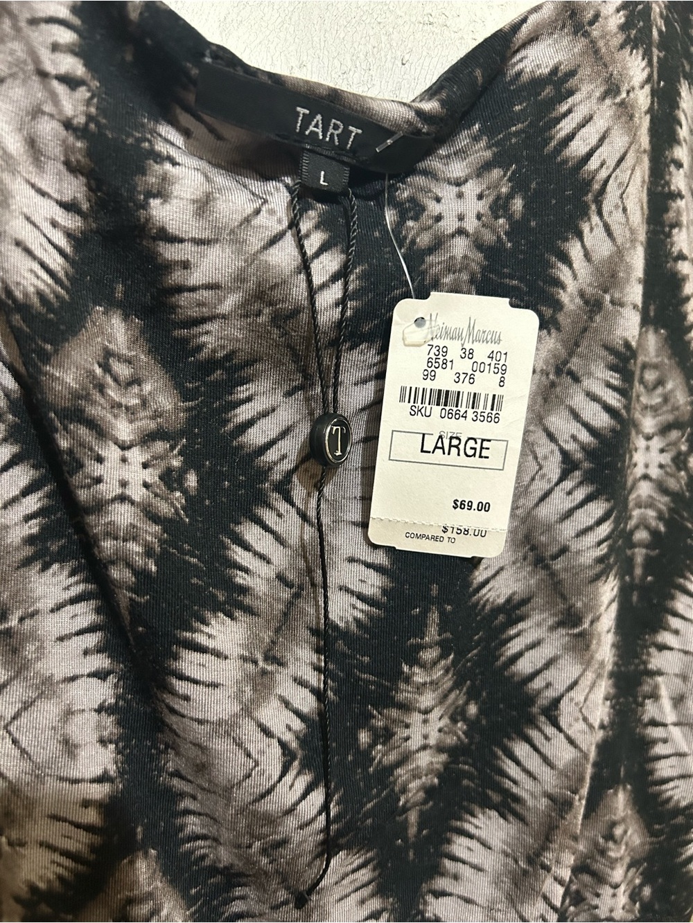 Tart Collections Tie-Dye Twist-Front Sleeveless Dress - Picture 3 of 4